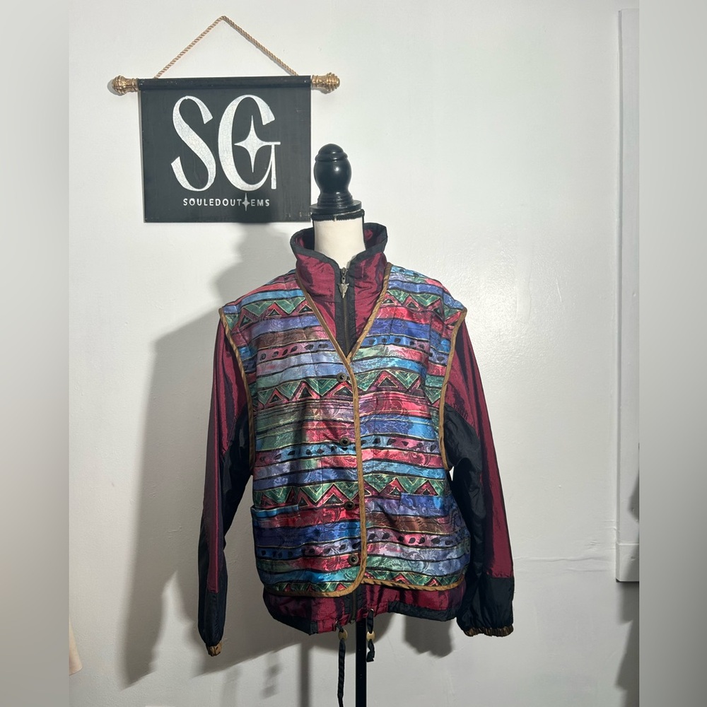 EastWest Vintage Bomber Vest Jacket